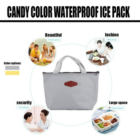 Details about   Travel Camping Portable Insulated Thermal Cooler Lunch Picnic Box Carry Tote Bag 